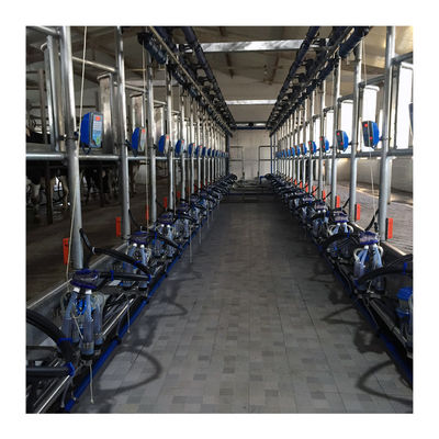 العمل فراغ 50KPa 2.2kw آلة حلب متعرجة لمزرعة الألبان