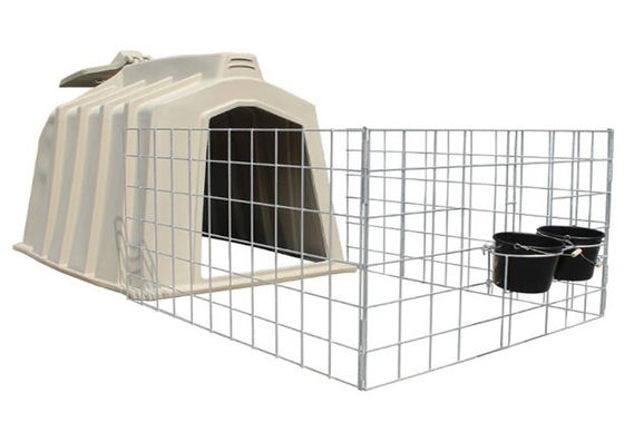 أقفاص عجول الألبان مقاومة للقلويات 98 كجم تدوم طويلاً