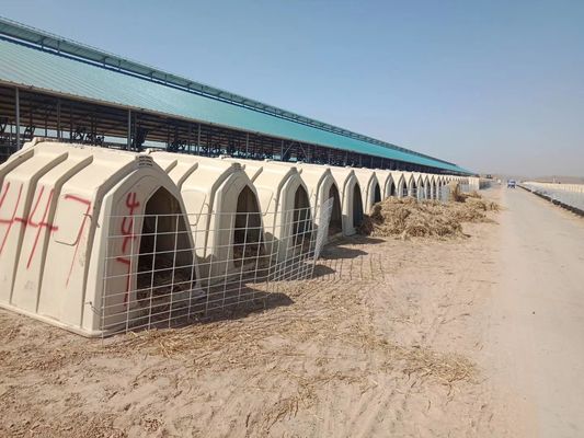 الماشية ISO البلاستيك العجل الملاجئ بولي قبة العجل القفص